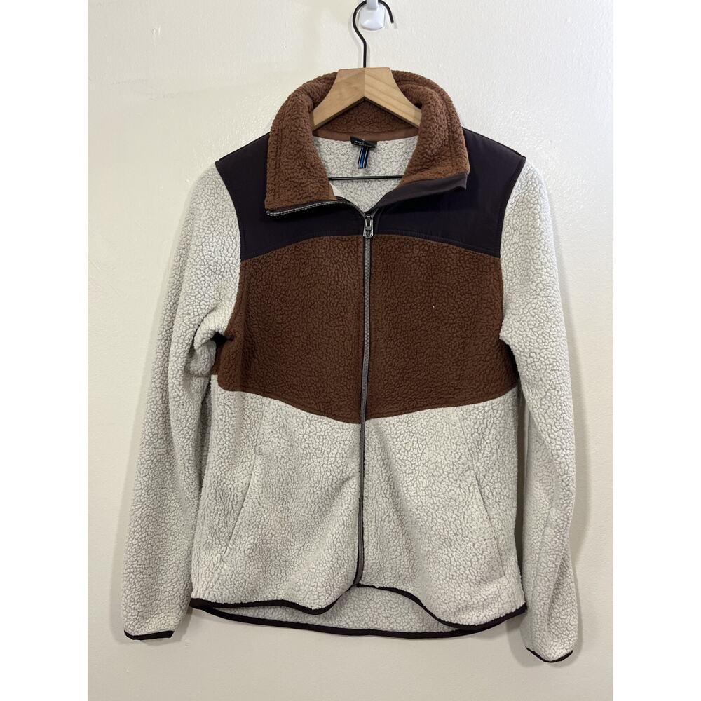 Kuhl Prism Sherpa Fleece Full Zip Jacket M Outdoors Gorpcore 90s Camping Travel